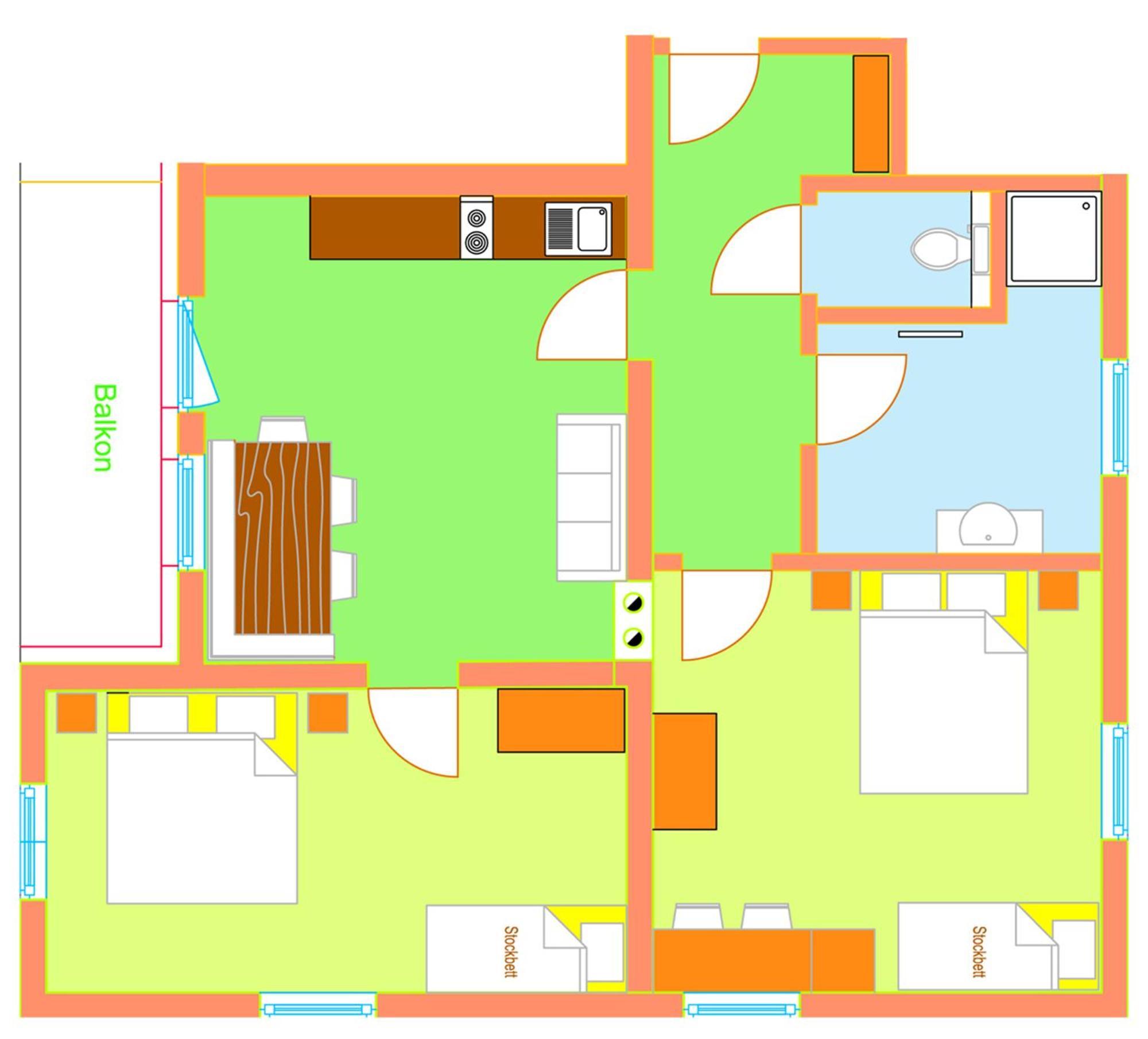 장크트 게오르겐 오프 무라우 Haus Ofner Am Kreischberg B&B 객실 사진