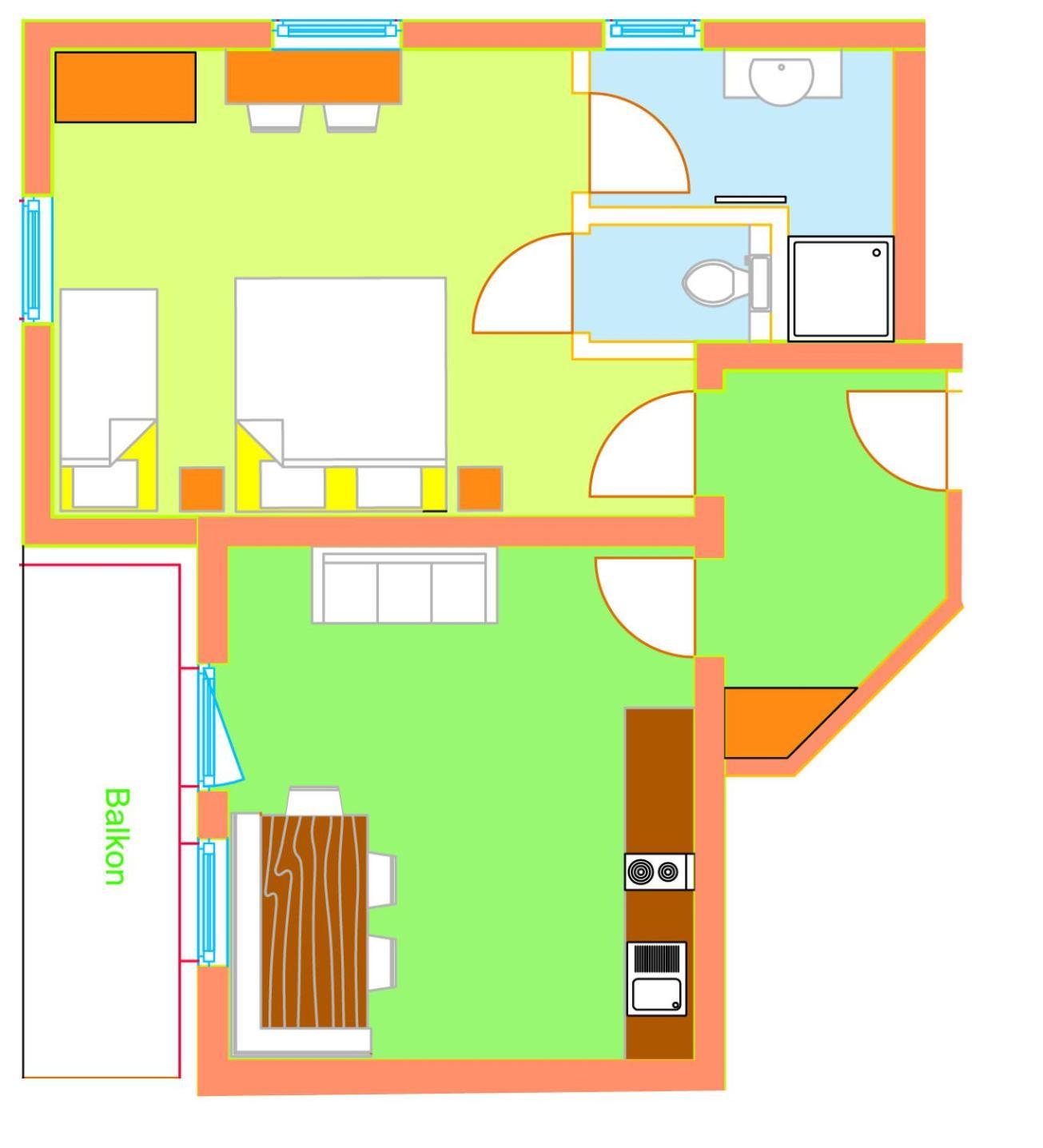 장크트 게오르겐 오프 무라우 Haus Ofner Am Kreischberg B&B 객실 사진